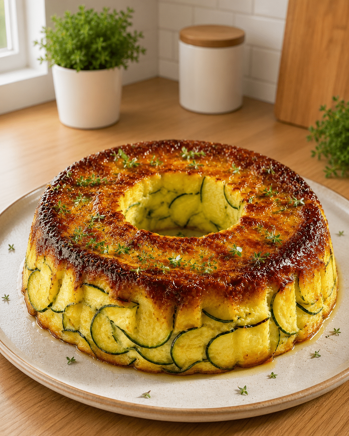 Flan de Courgettes Léger et Fondant : le plat aérien