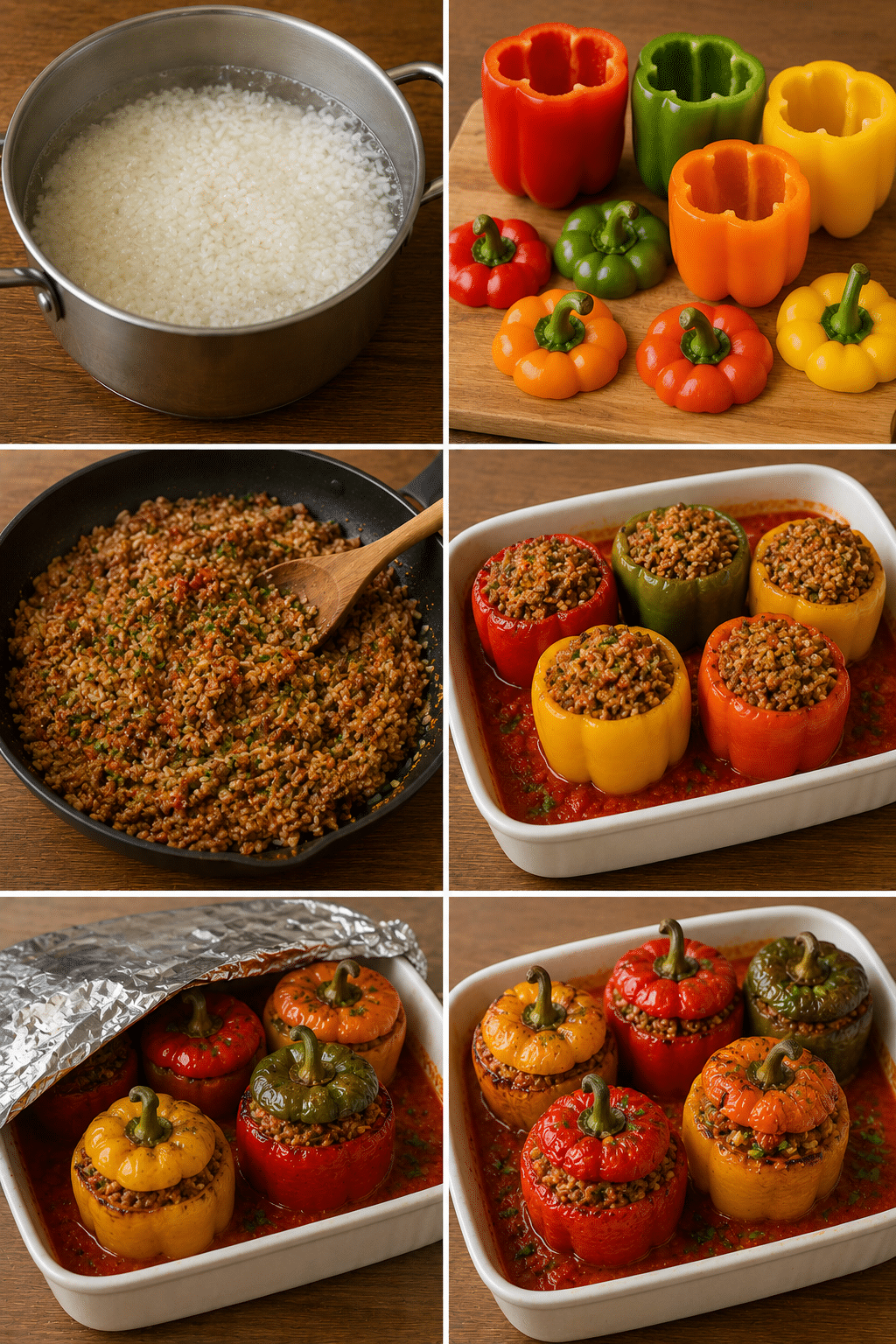 Poivrons Farcis à l’Orientale : le plat parfumé