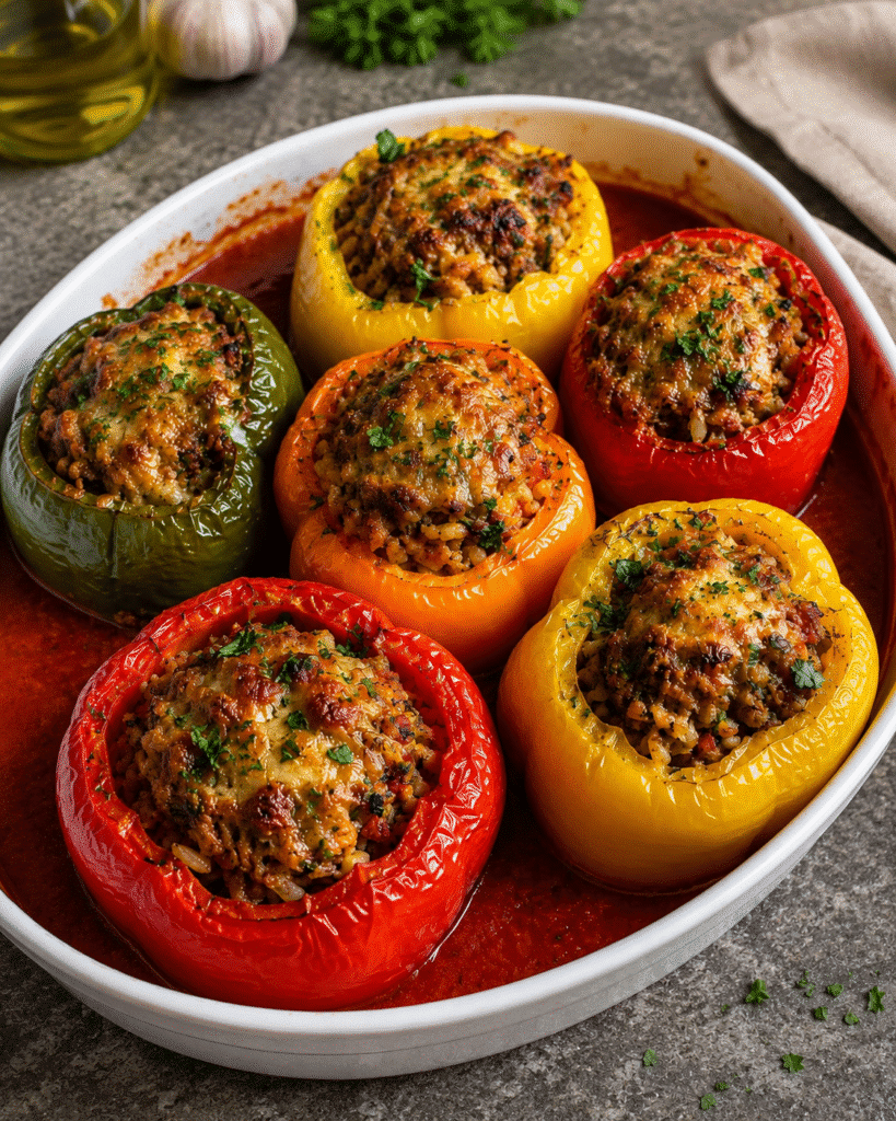 Poivrons Farcis à l’Orientale : le plat parfumé et généreux qui voyage