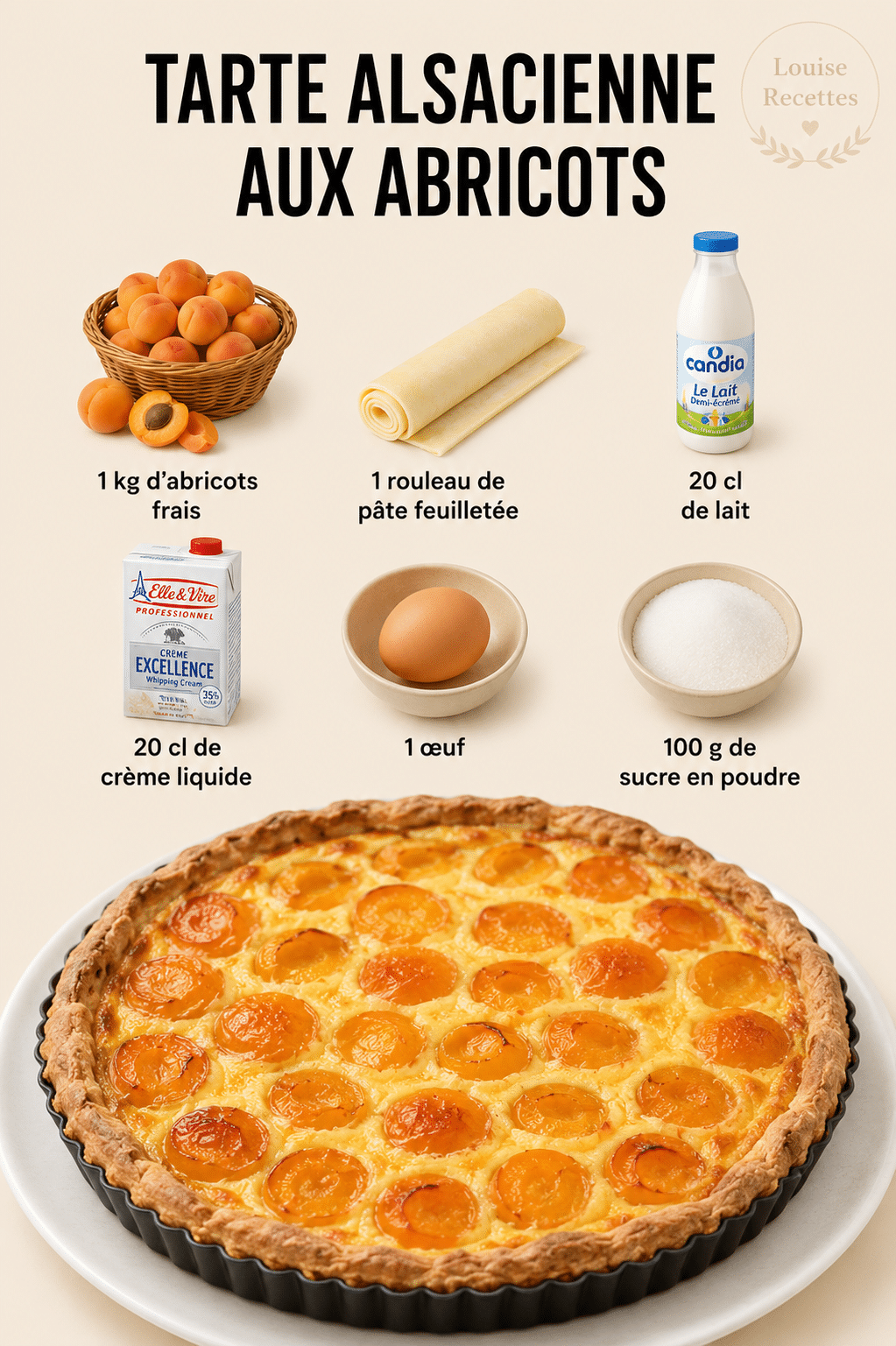Tarte Alsacienne aux Abricots : le dessert fruité Tarte Alsacienne aux Abricots : le dessert fruité