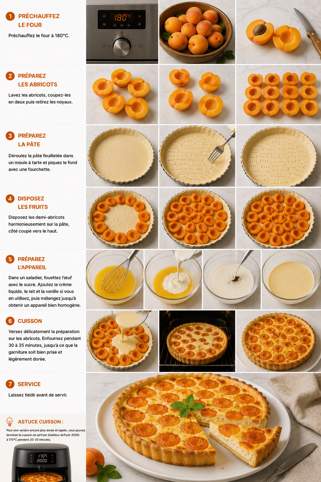 Le Guide de Préparation : Tarte Alsacienne aux Abricots : le dessert fruité et fondant qui fait craquer tout le monde Le Guide de Préparation : Tarte Alsacienne aux Abricots : le dessert fruité et fondant qui fait craquer tout le monde