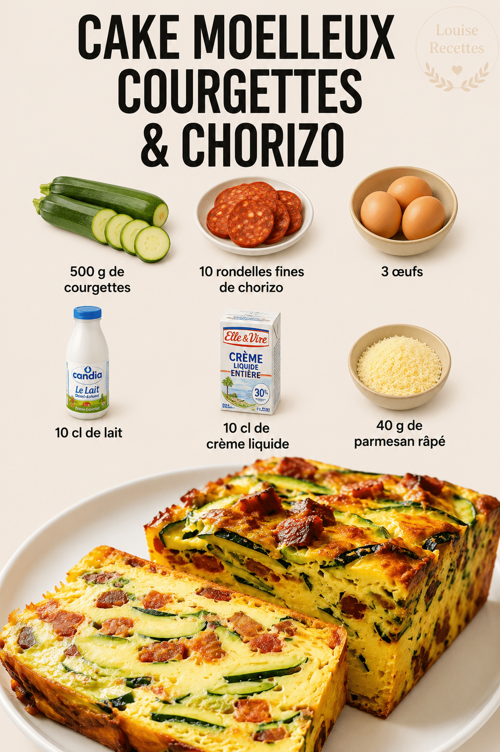 Terrine de Courgettes au Chorizo : la recette légère, savoureuse