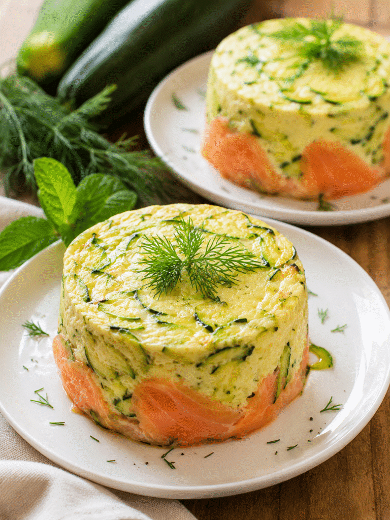 Timbales Saumon et Mousse de Courgettes : l’entrée légère, élégante et savoureuse de l’été