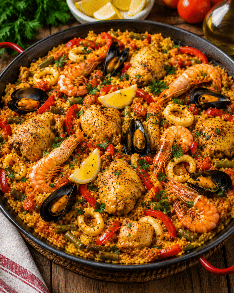 Paëlla Espagnole Traditionnelle : le plat festif, coloré et parfumé qui sent bon l’Espagne