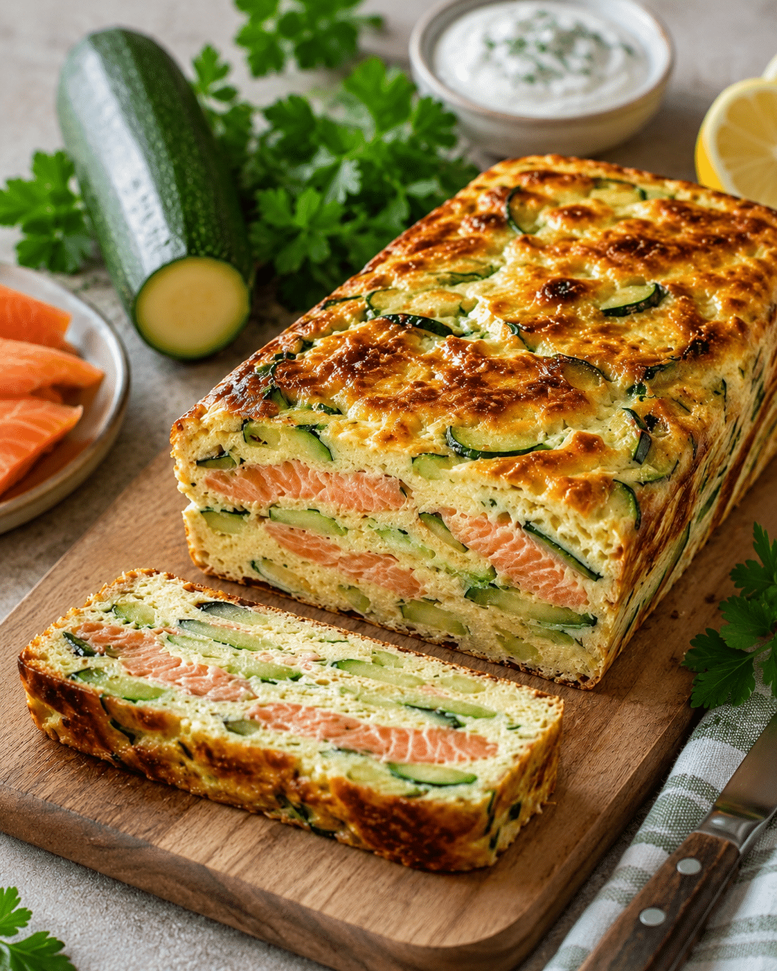 Terrine de Courgettes et Saumon Fumé : l’entrée légère, élégante et savoureuse de l’été