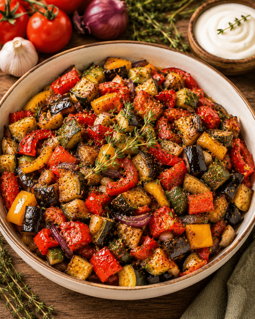 Ratatouille Confite au Four : la recette fondante, parfumée et ultra gourmande de l’été
