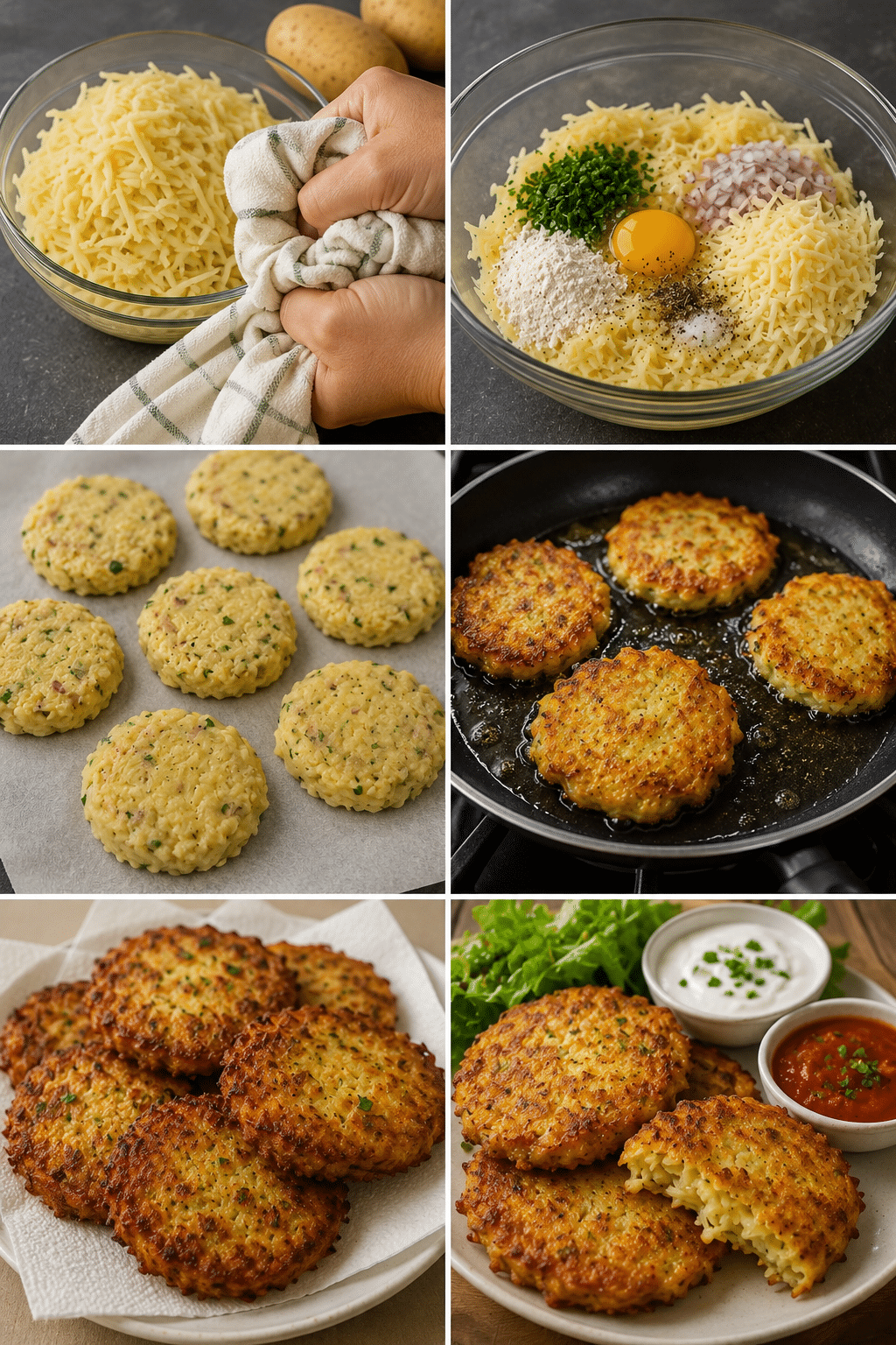 Galettes de Pommes de Terre Croustillantes : la recette simple et irrésistible