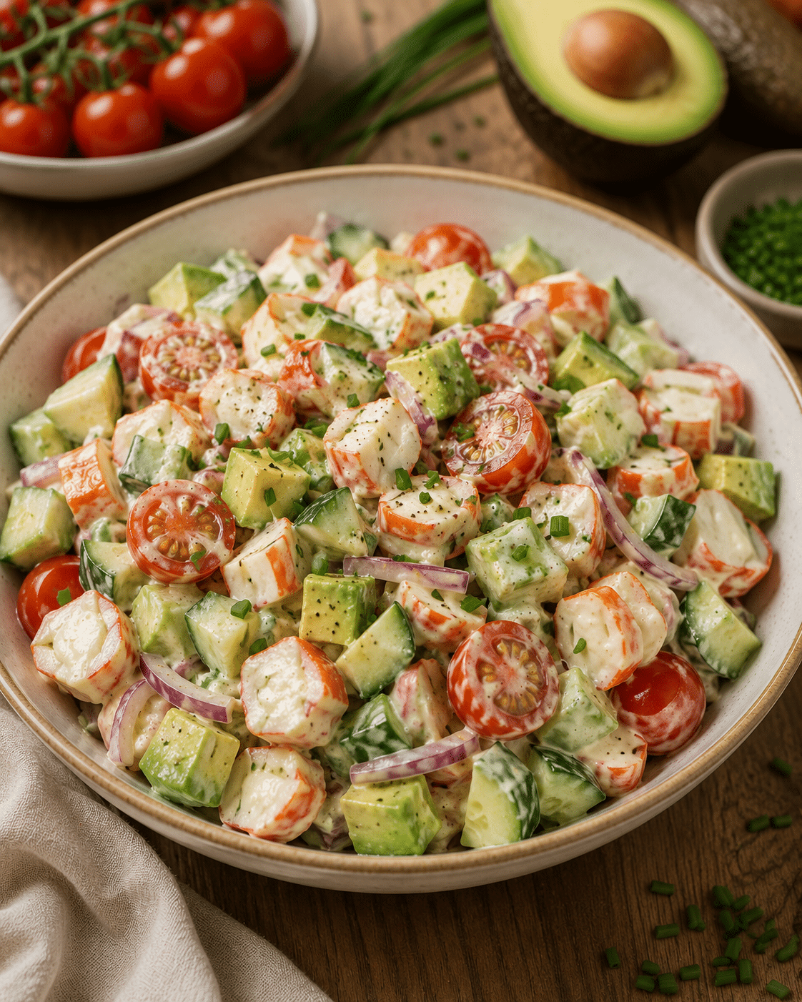 Salade de Surimi et Avocat