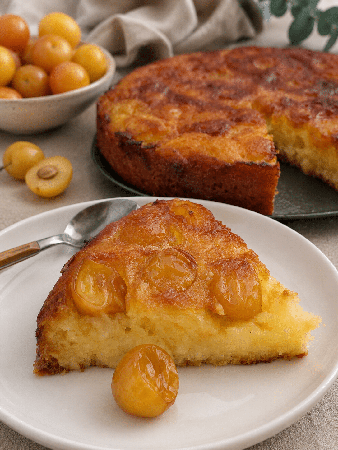 Moelleux aux Mirabelles et Mascarpone