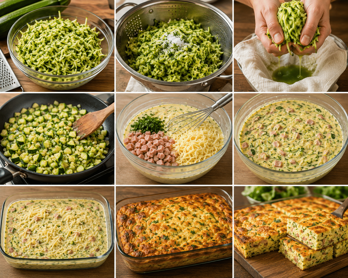 Le Guide de Préparation : Flan Moelleux aux Courgettes, Jambon et Fromage