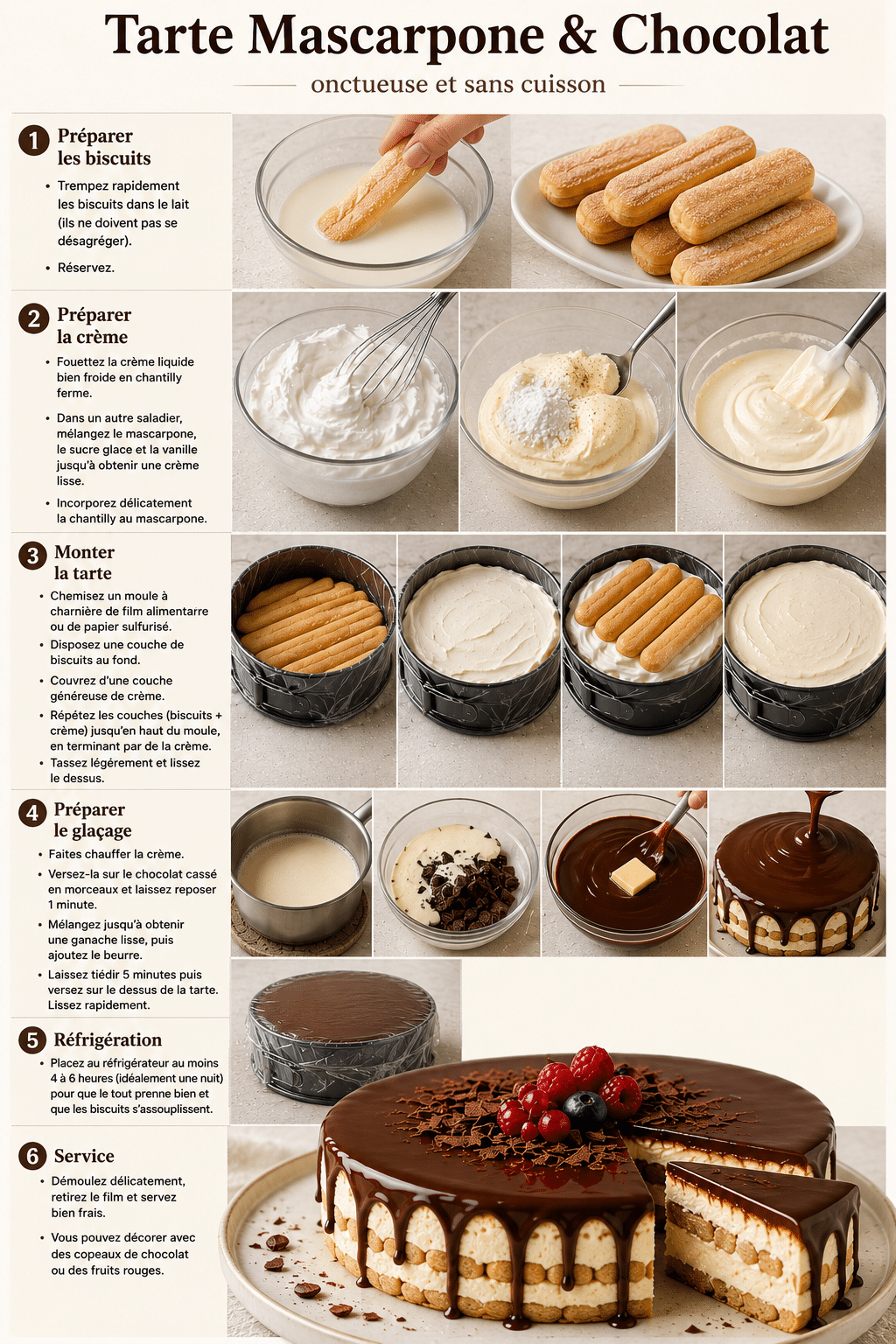 Le Guide de Préparation : Tarte de Biscuits Sans Cuisson : le dessert ultra-facile, fondant et impressionnant Le Guide de Préparation : Tarte de Biscuits Sans Cuisson : le dessert ultra-facile, fondant et impressionnant