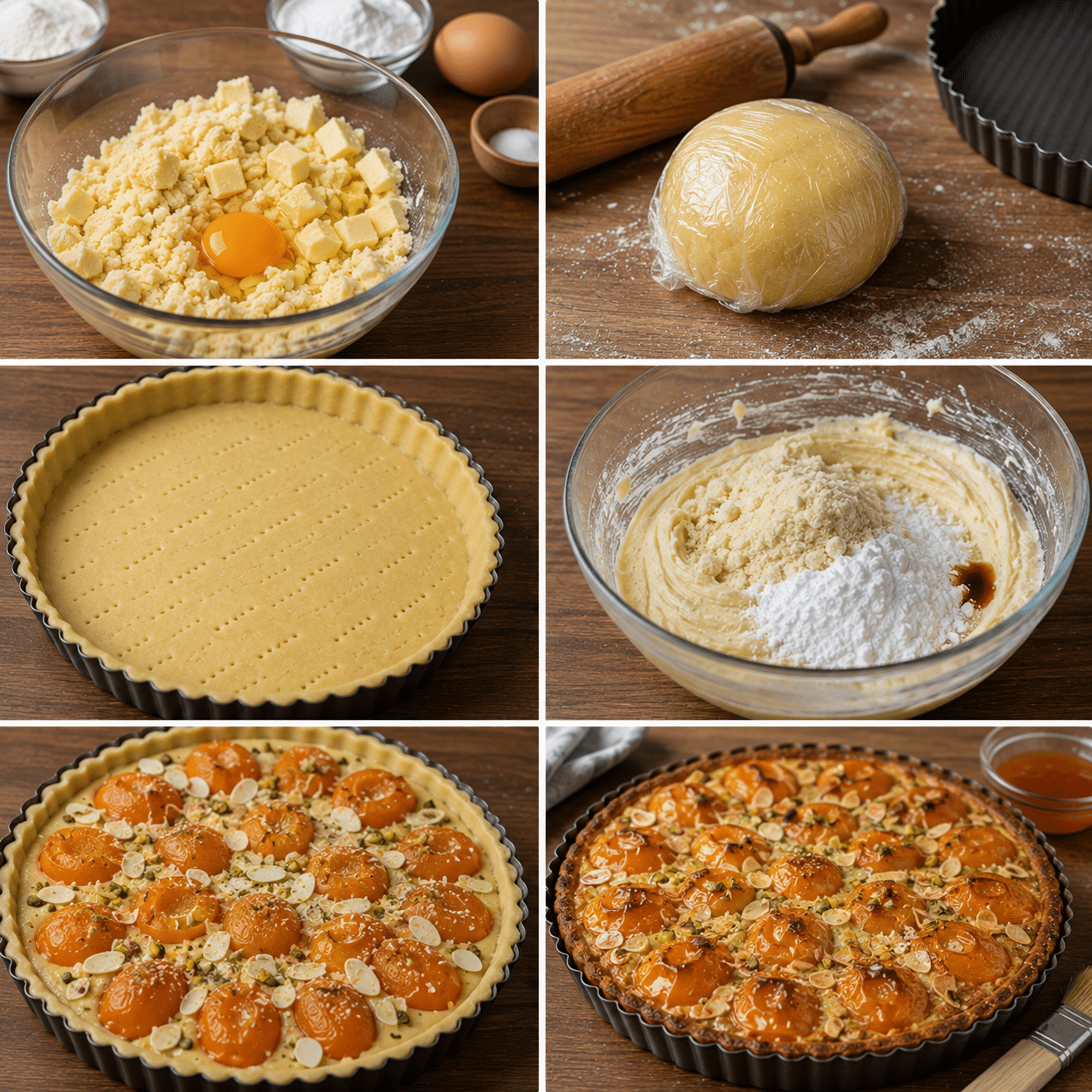 Le Guide de Préparation : Tarte aux Abricots, Amandes et Pistaches : le dessert estival croustillant et fondant