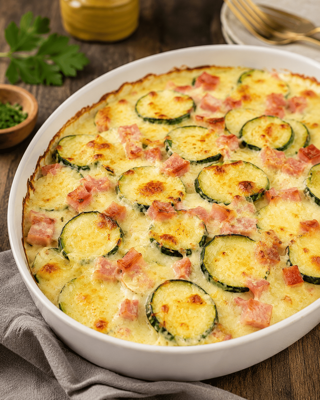 Gratin de Courgettes au Jambon et à la Crème : le plat ultra-fondant Gratin de Courgettes au Jambon et à la Crème : le plat ultra-fondant