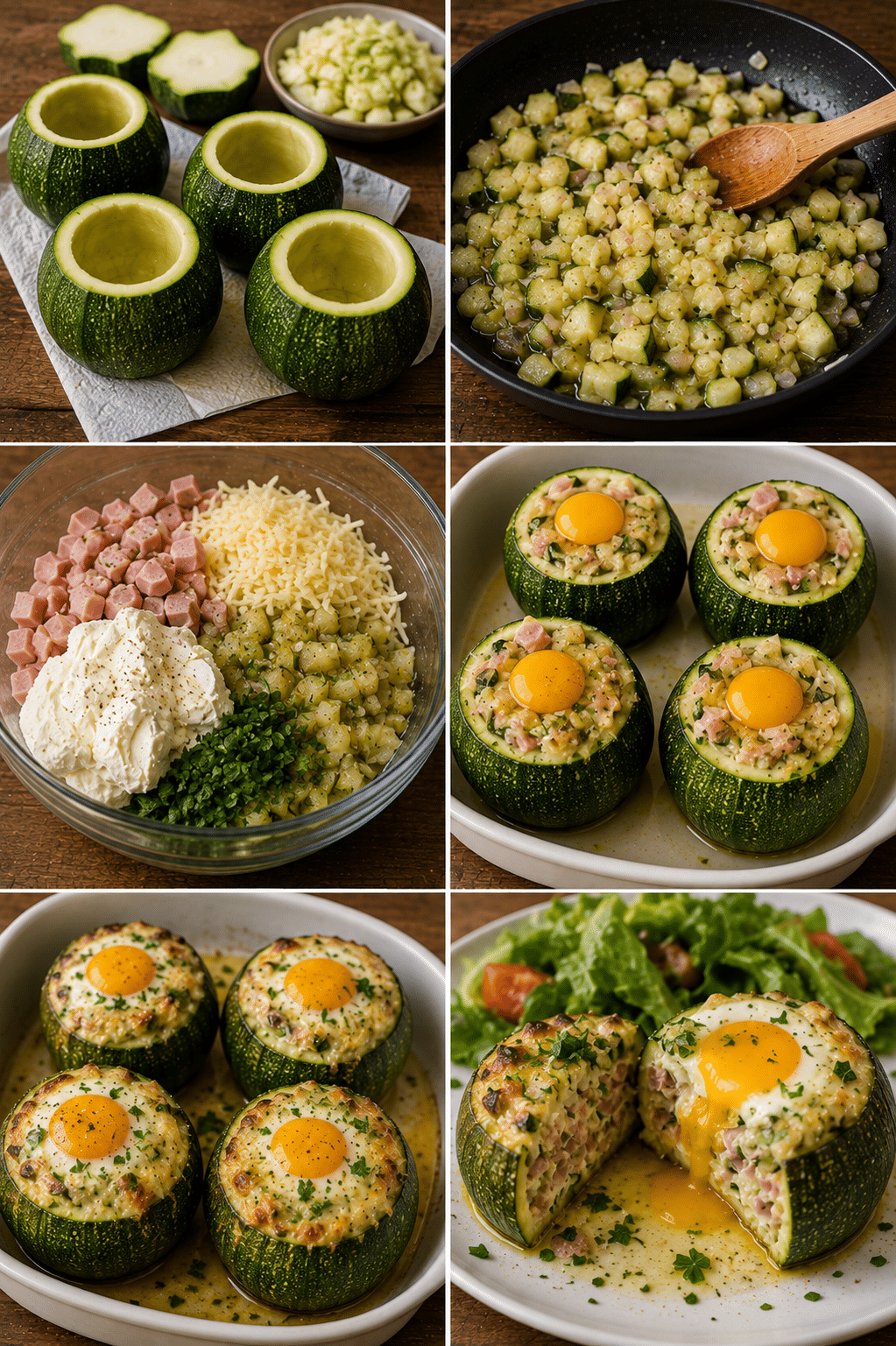 Œufs Cocotte en Courgette : le plat moelleux, gourmand