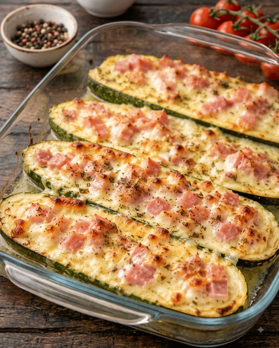 Courgettes Gratinées au Chèvre et au Jambon : le plat fondant Courgettes Gratinées au Chèvre et au Jambon : le plat fondant