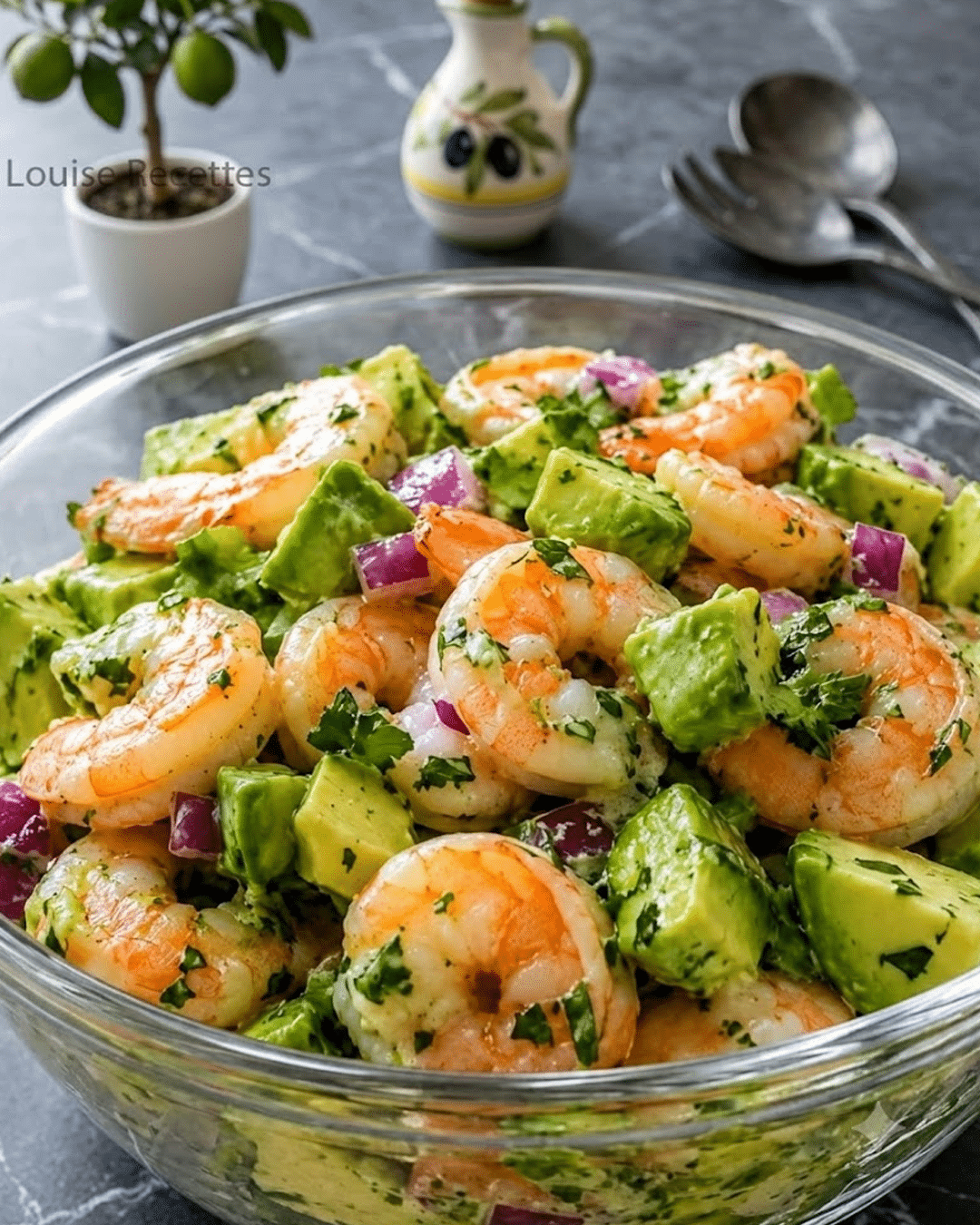 Salade de Crevettes Avocat : la fraîcheur croquante