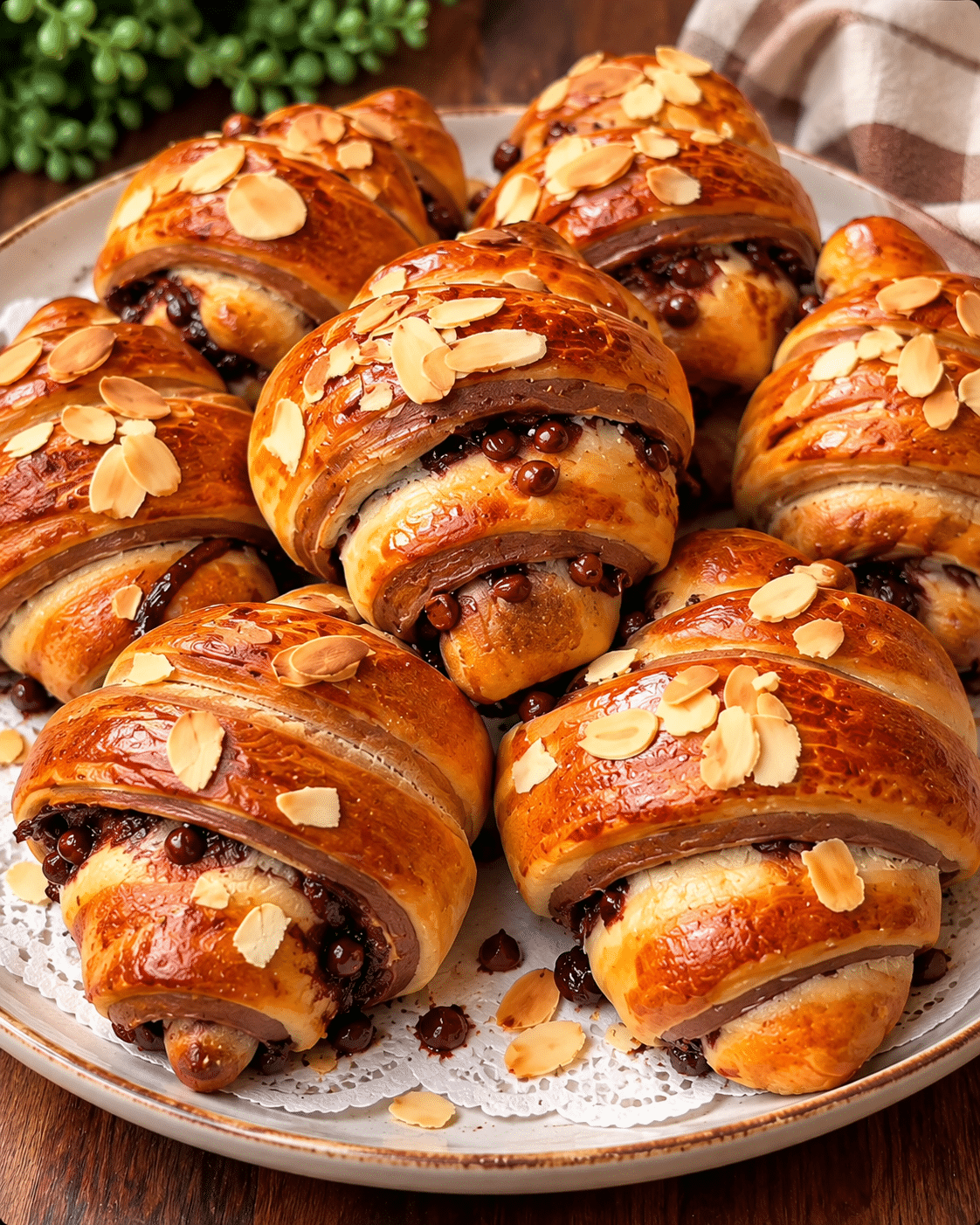 Croissants Briochés au Chocolat