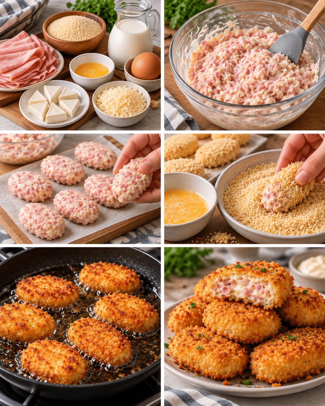 Guide de Préparation : Nuggets de Jambon au Kiri, Croustillants à la Poêle : une recette facile et ultra gourmande Guide de Préparation : Nuggets de Jambon au Kiri, Croustillants à la Poêle : une recette facile et ultra gourmande