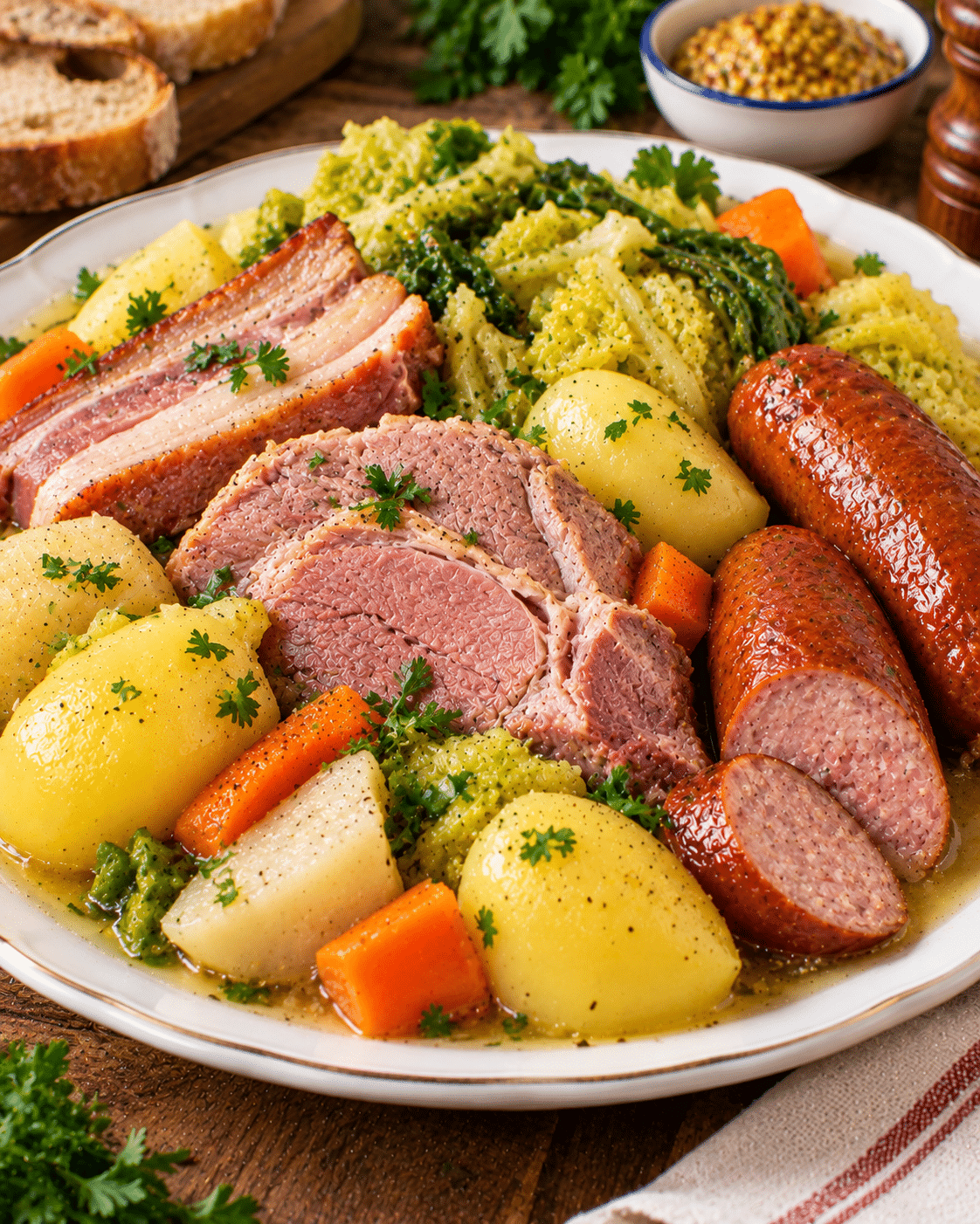 Potée lorraine généreuse et fumée : un grand classique réconfortant