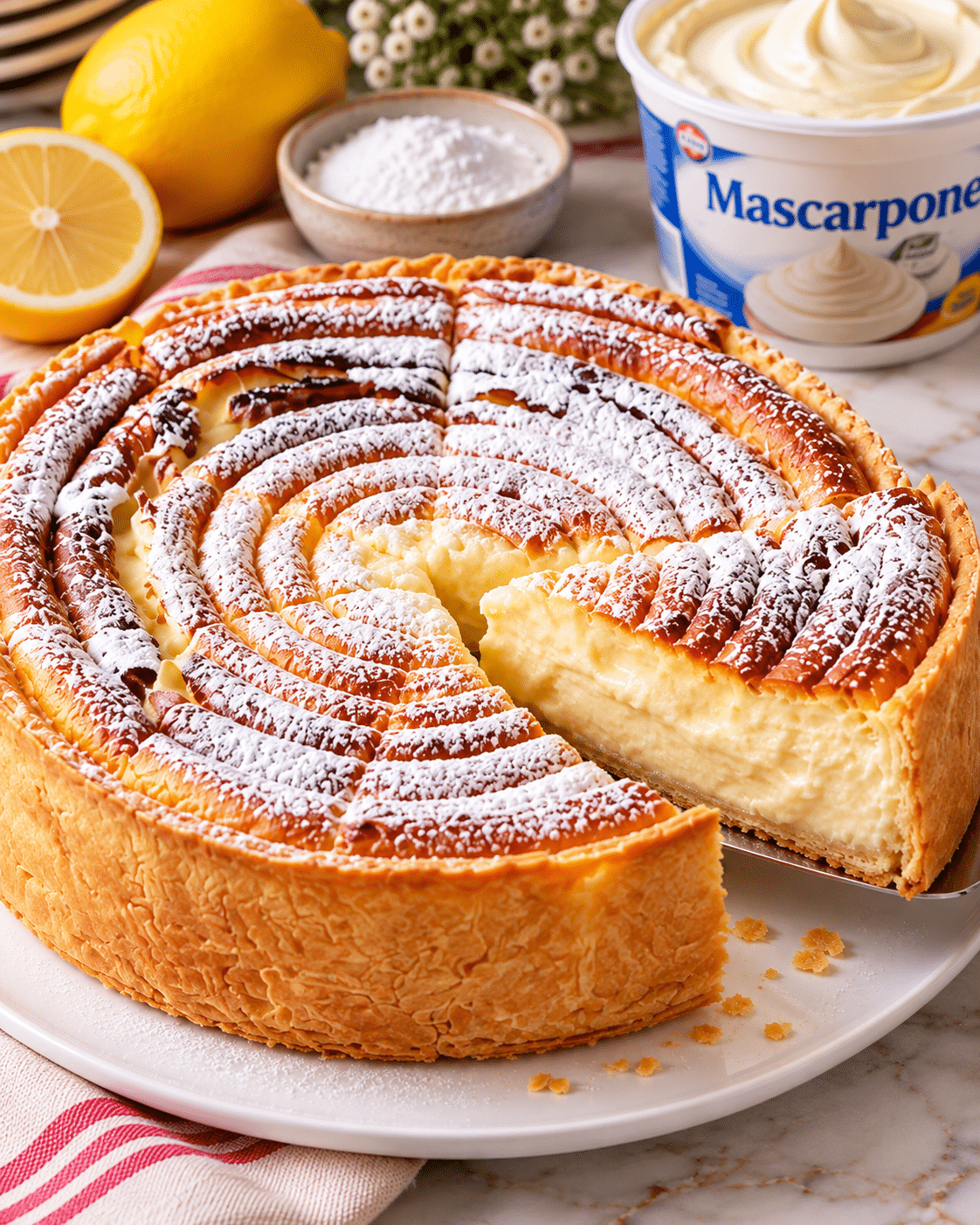Tarte au fromage blanc à l’alsacienne