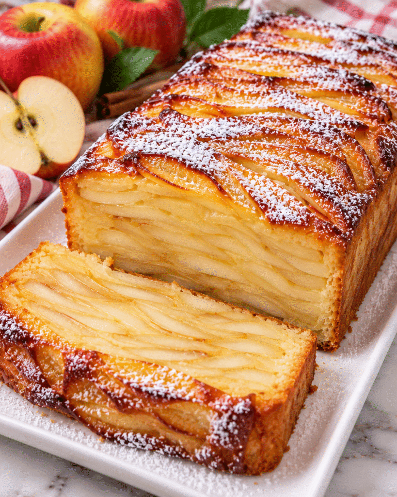 Tarte aux pommes « Invisible » : fondante, légère et pleine de fines couches de pommes