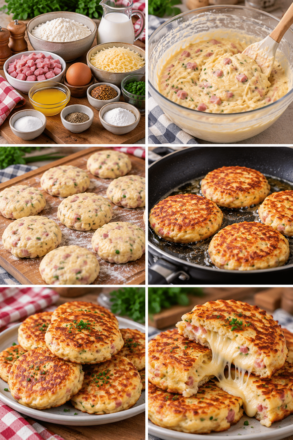 La Liste des Ingrédients : Galettes moelleuses jambon fromage : faciles, gourmandes et ultra fondantes La Liste des Ingrédients : Galettes moelleuses jambon fromage : faciles, gourmandes et ultra fondantes