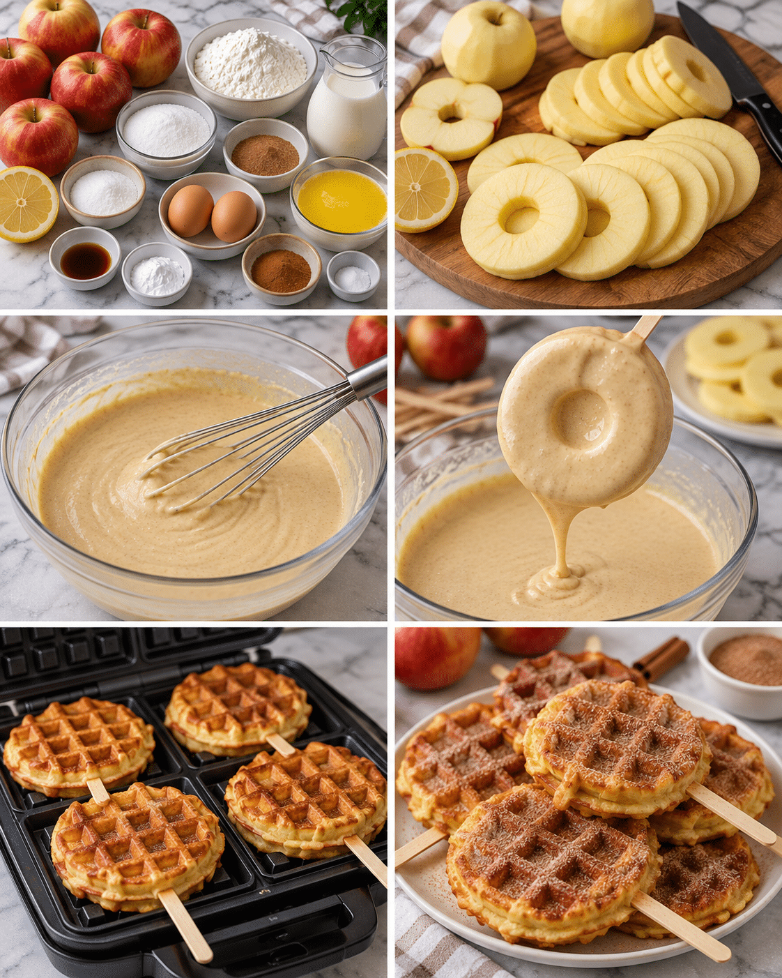Le Guide de Préparation : Gaufres pomme-cannelle : une recette gourmande, moelleuse et facile Le Guide de Préparation : Gaufres pomme-cannelle : une recette gourmande, moelleuse et facile