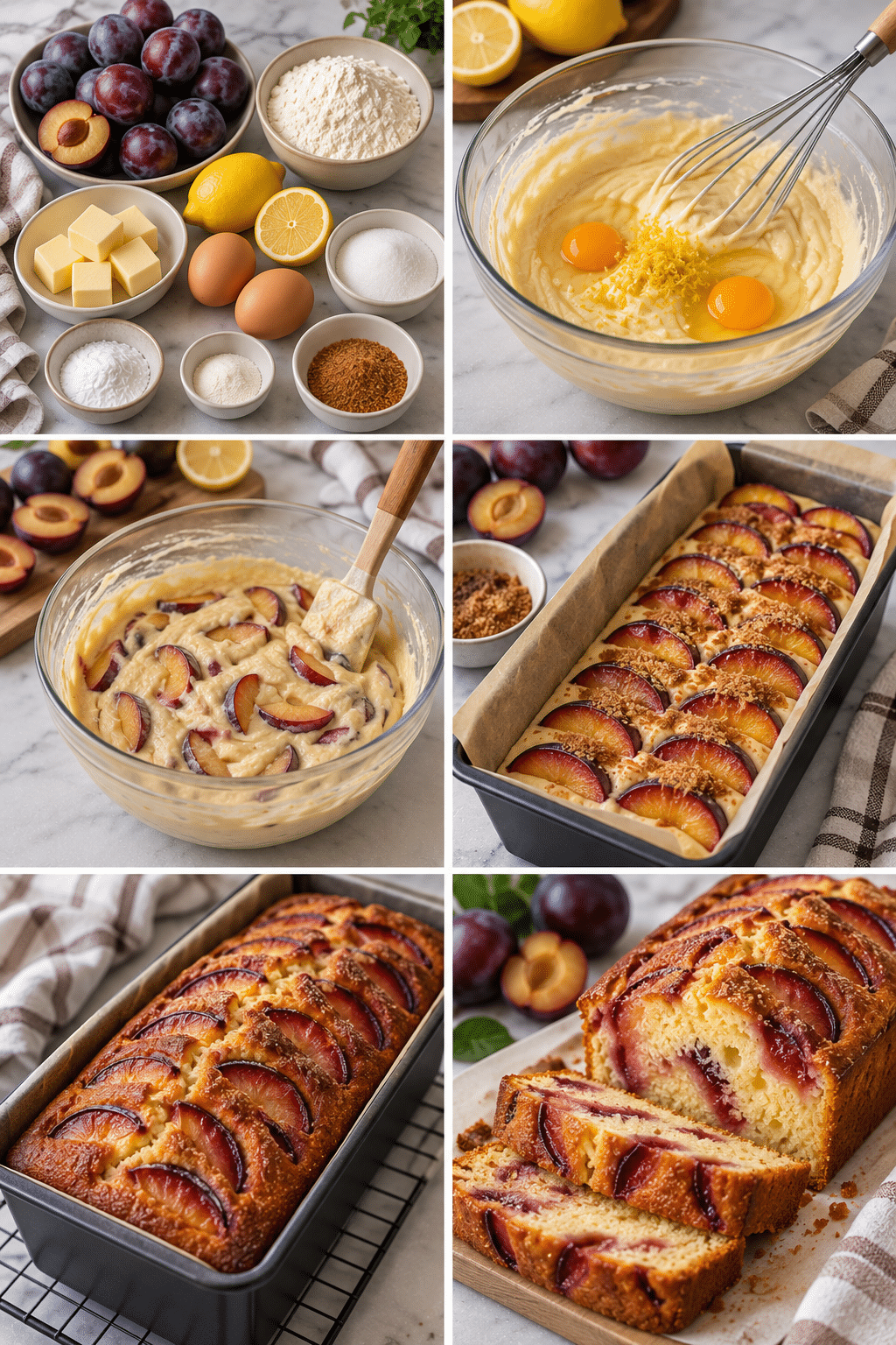 Le Guide de Préparation : Cake Moelleux aux Prunes : une recette fruitée, fondante et facile