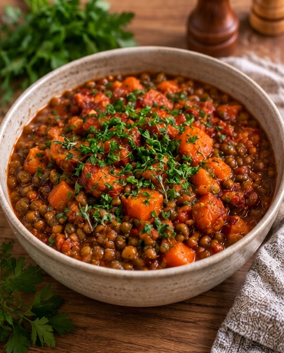 Lentilles à l’Espagnole au Chorizo : Un Plat Mijoté Généreux et Parfumé