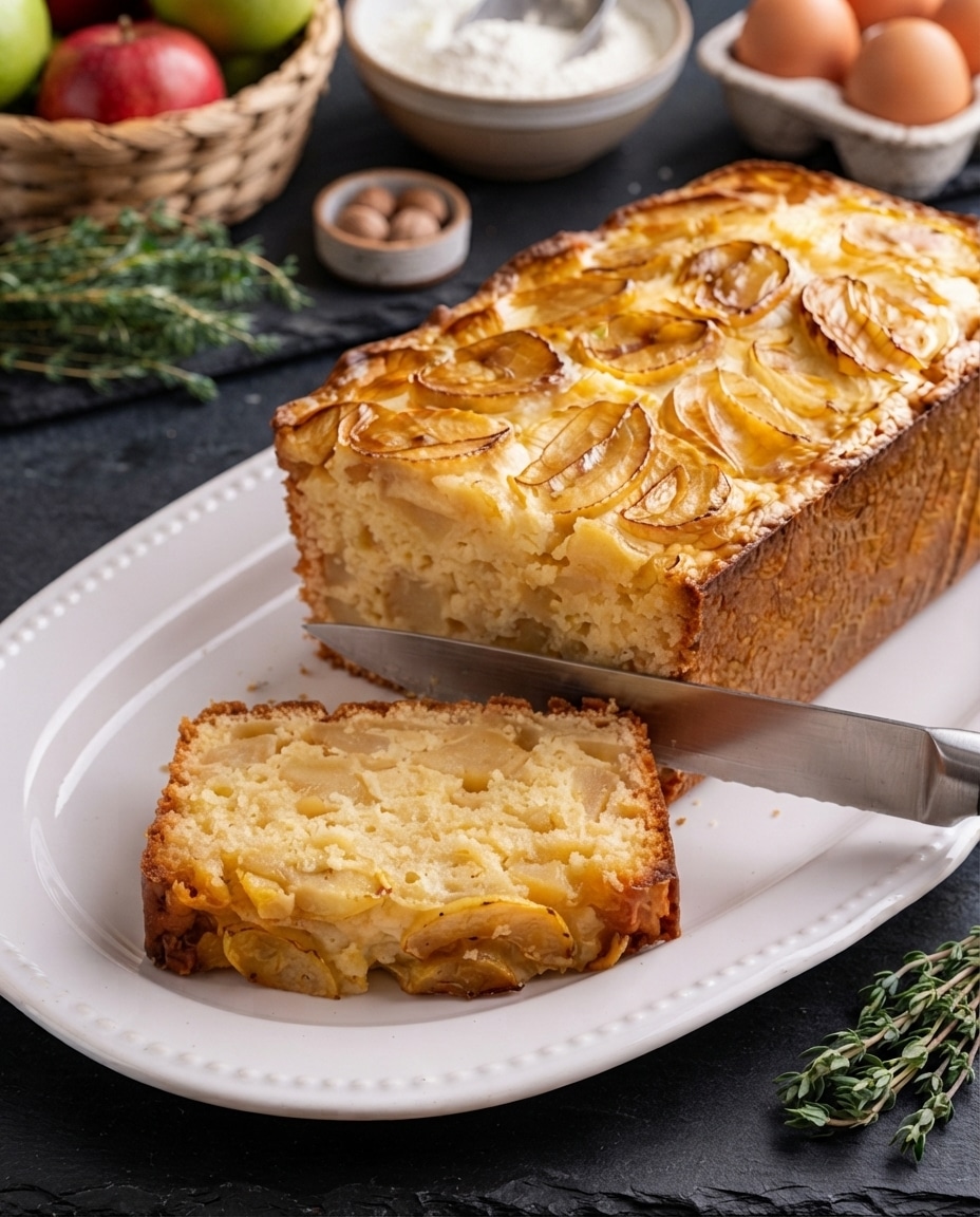 Cake aux Pommes et au Miel : un gâteau moelleux, fondant et délicatement parfumé