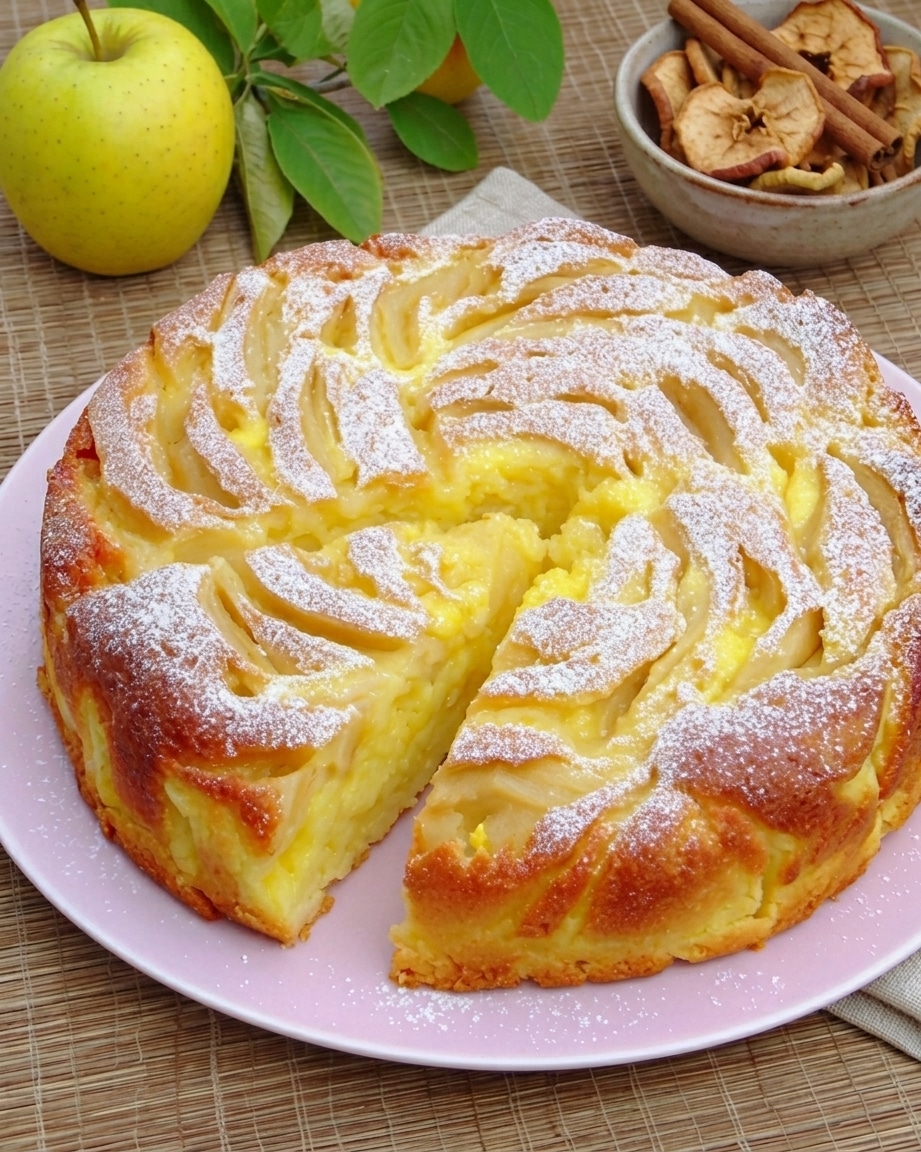 Gâteau Pommes et Crème Pâtissière : une recette fondante, crémeuse