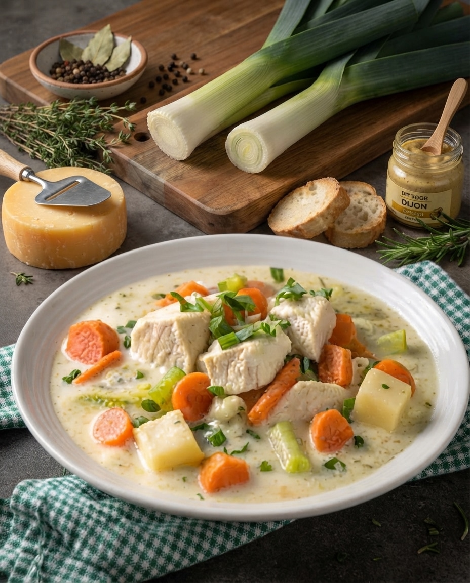Waterzooi de Poulet aux Légumes Fondants : un plat belge crémeux et réconfortant