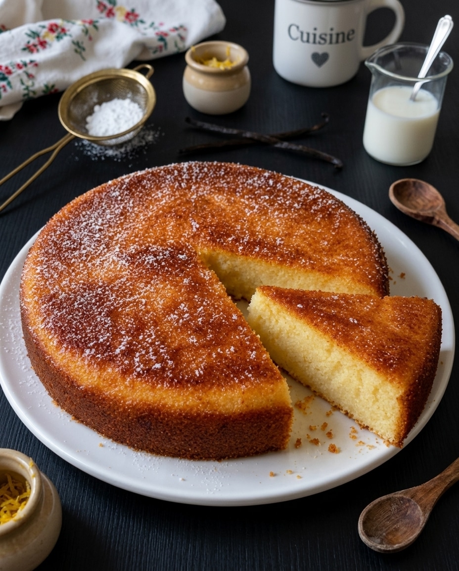 Gâteau Basque à la Semoule Fondant de Grand-Mère