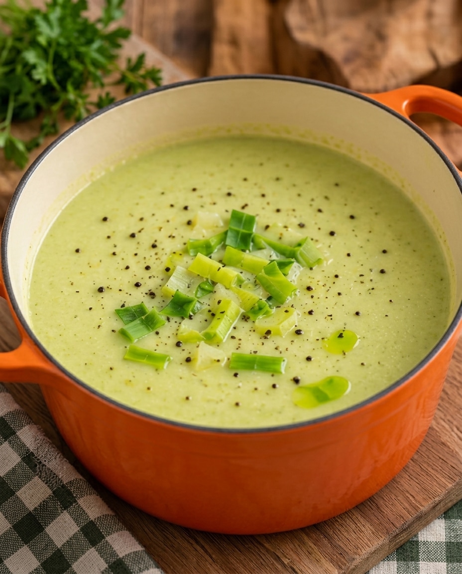 Soupe de Poireaux au Boursin Facile