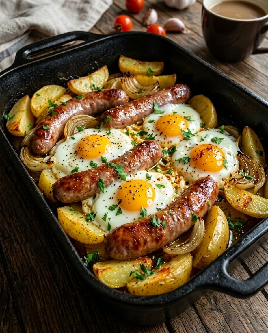 Poêlée Paysanne aux Saucisses et Œufs : une recette facile,