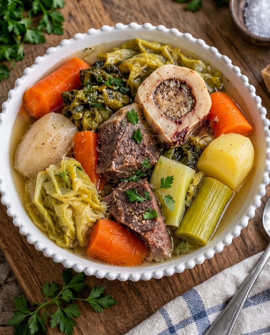 Pot-au-Feu de Bœuf Tendre et Moelleux :