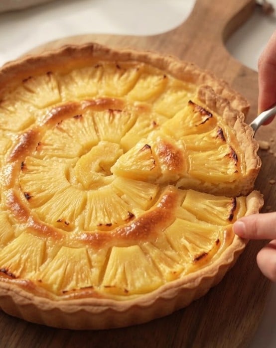 Tarte à l’Ananas : la Recette Facile, Crémeuse et Ultra Gourmande