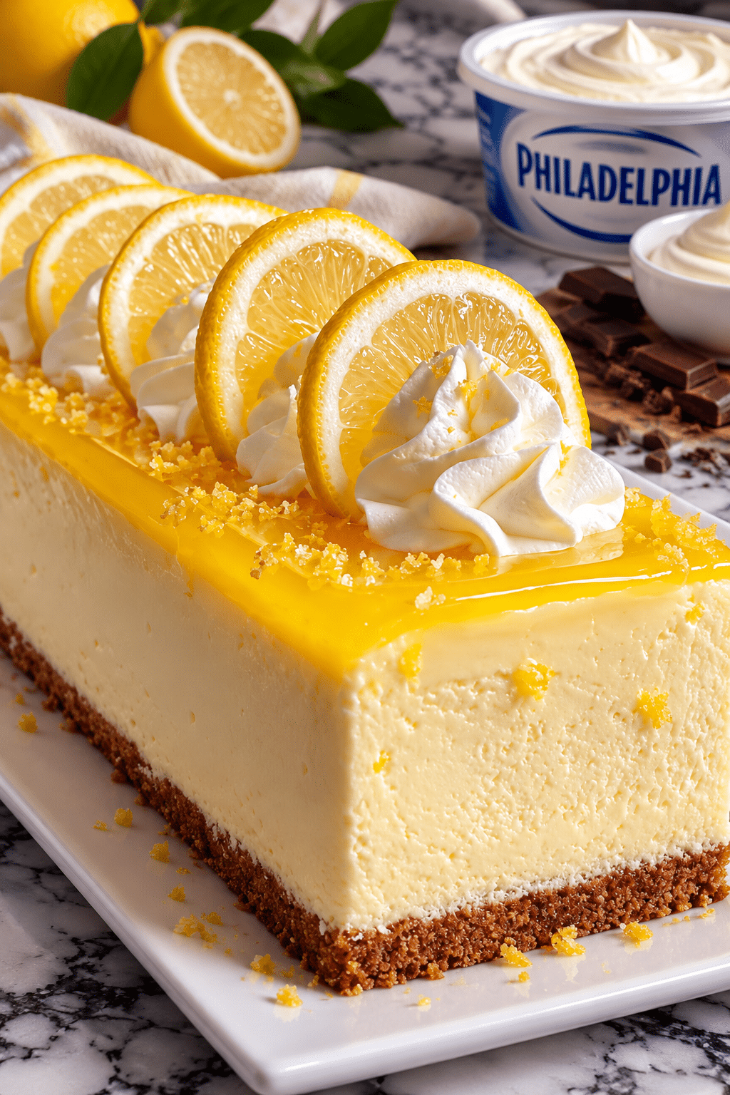 Tarte Mousse au Citron Sans Cuisson : un dessert frais, léger et ultra crémeux