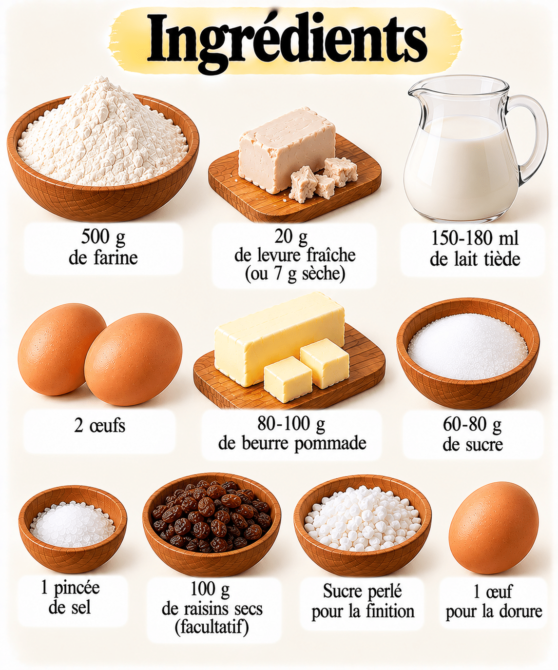 La Liste des Ingrédients : Cugnole ou coquille de Noël : la brioche moelleuse du Nord qui sent les fêtes