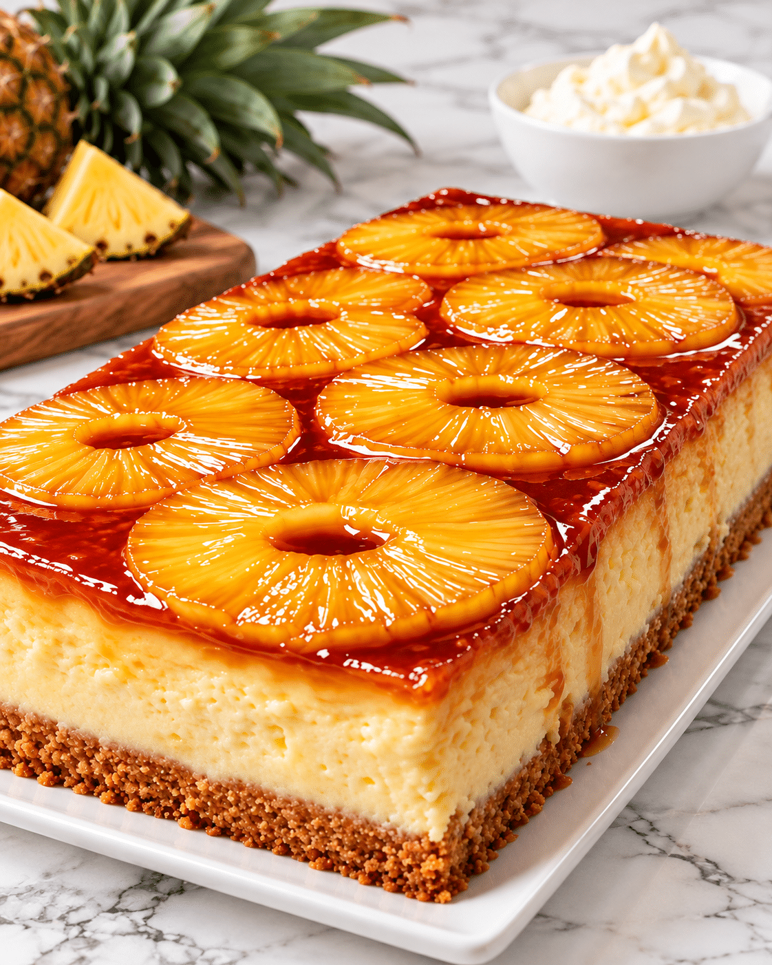 Tarta Piña Colada sin horno