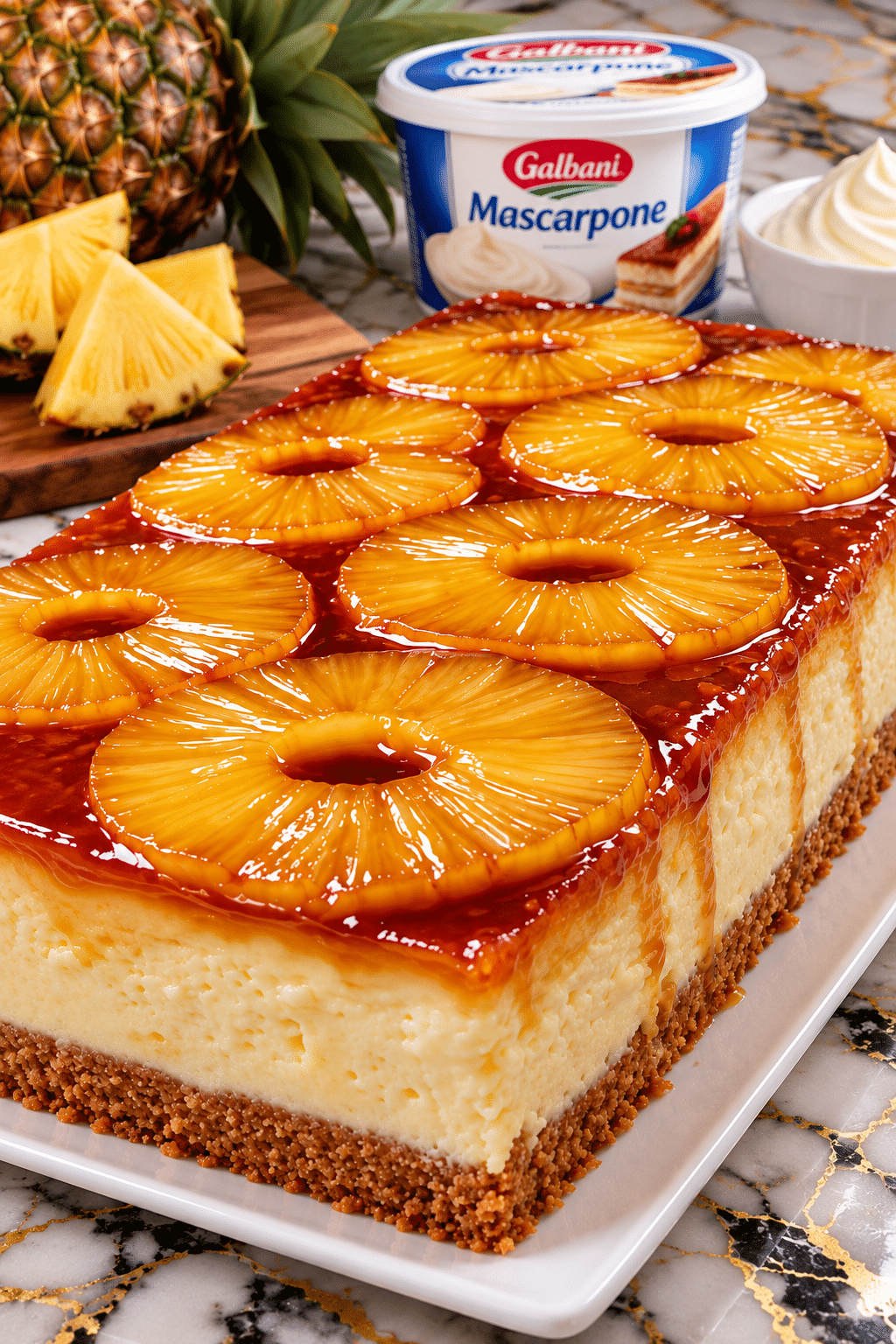 Tarta Piña Colada sin horno: cremosa, tropical y perfecta para cualquier ocasión