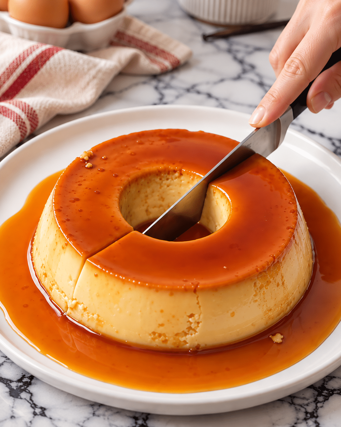 Flan Rapide 3 Ingrédients Sans Four à l’Airfryer