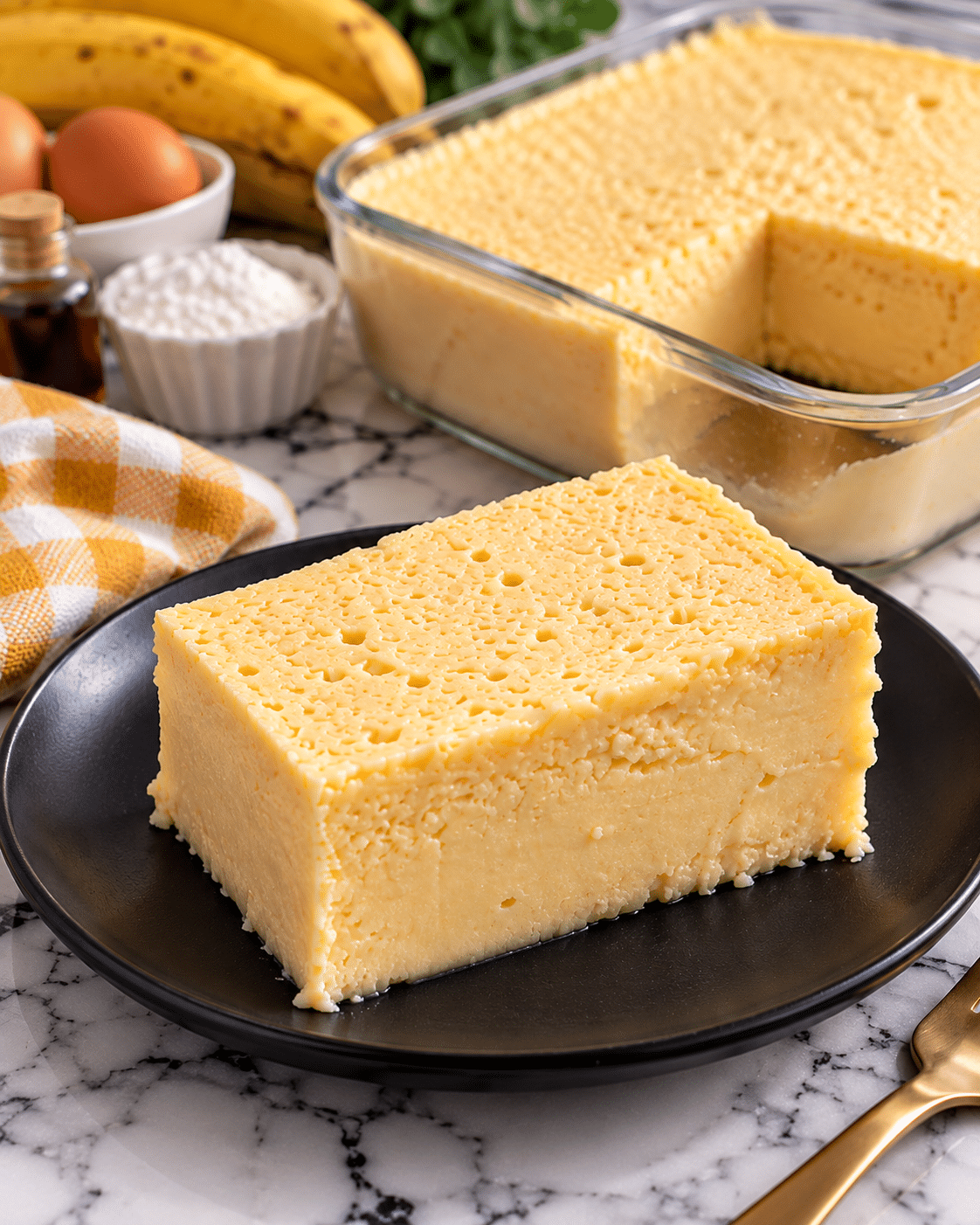 Postre de banana con 4 ingredientes