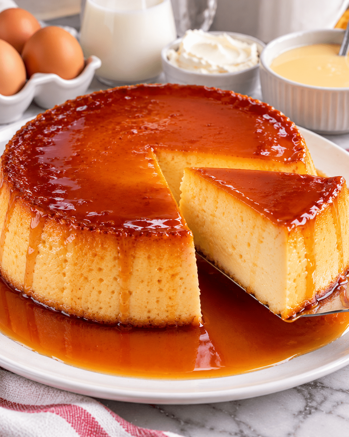 Flan de Queso Cremoso y Casero