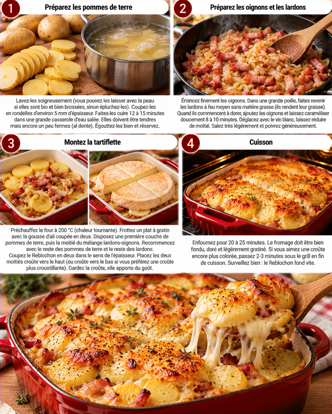 Guide de Préparation : La Vraie Tartiflette Savoyarde : Ma Recette au Reblochon