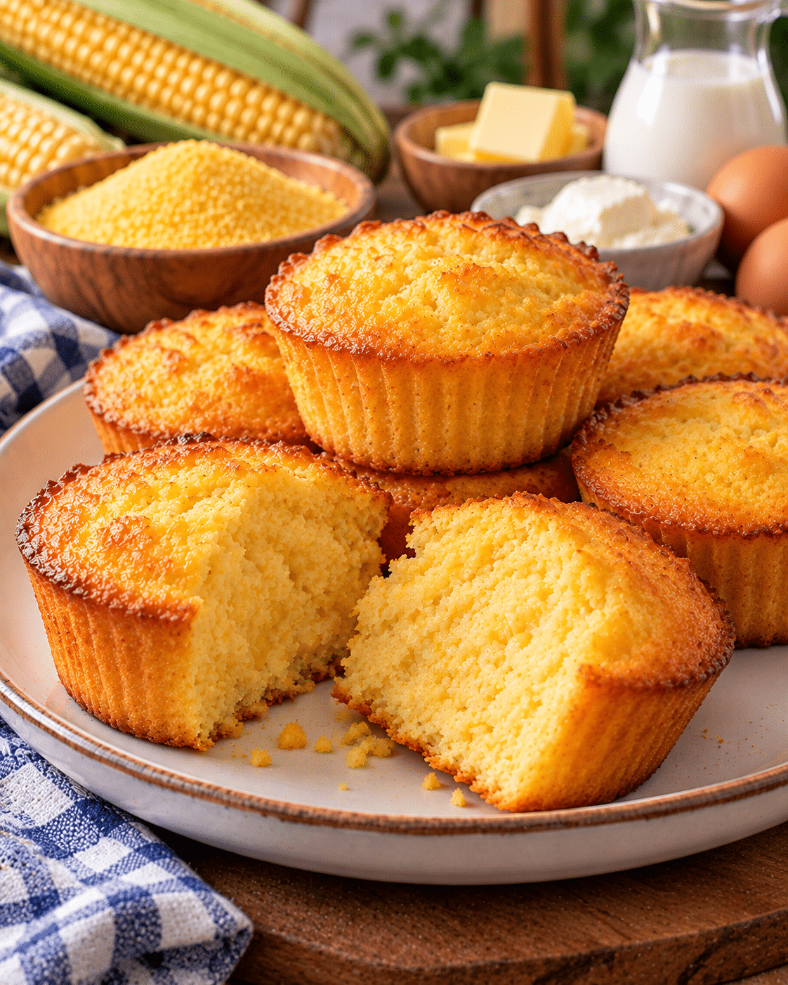 Panecito de Elote Cremoso sin Harina