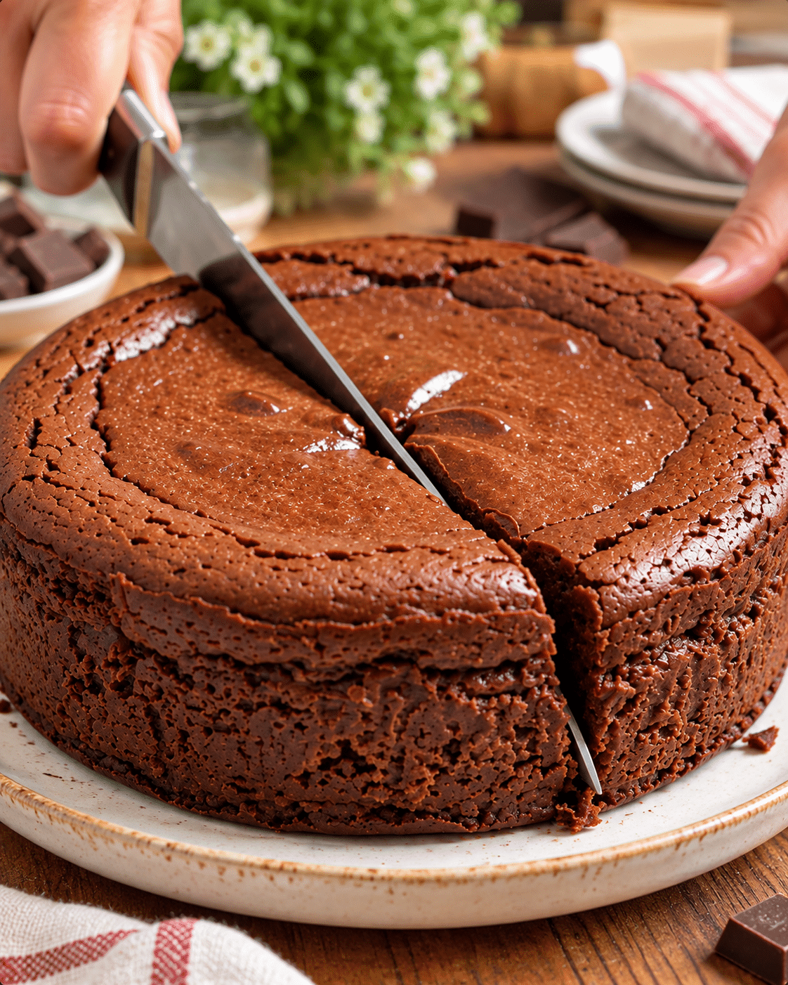 Gâteau au chocolat et à la banane à 3 ingrédients