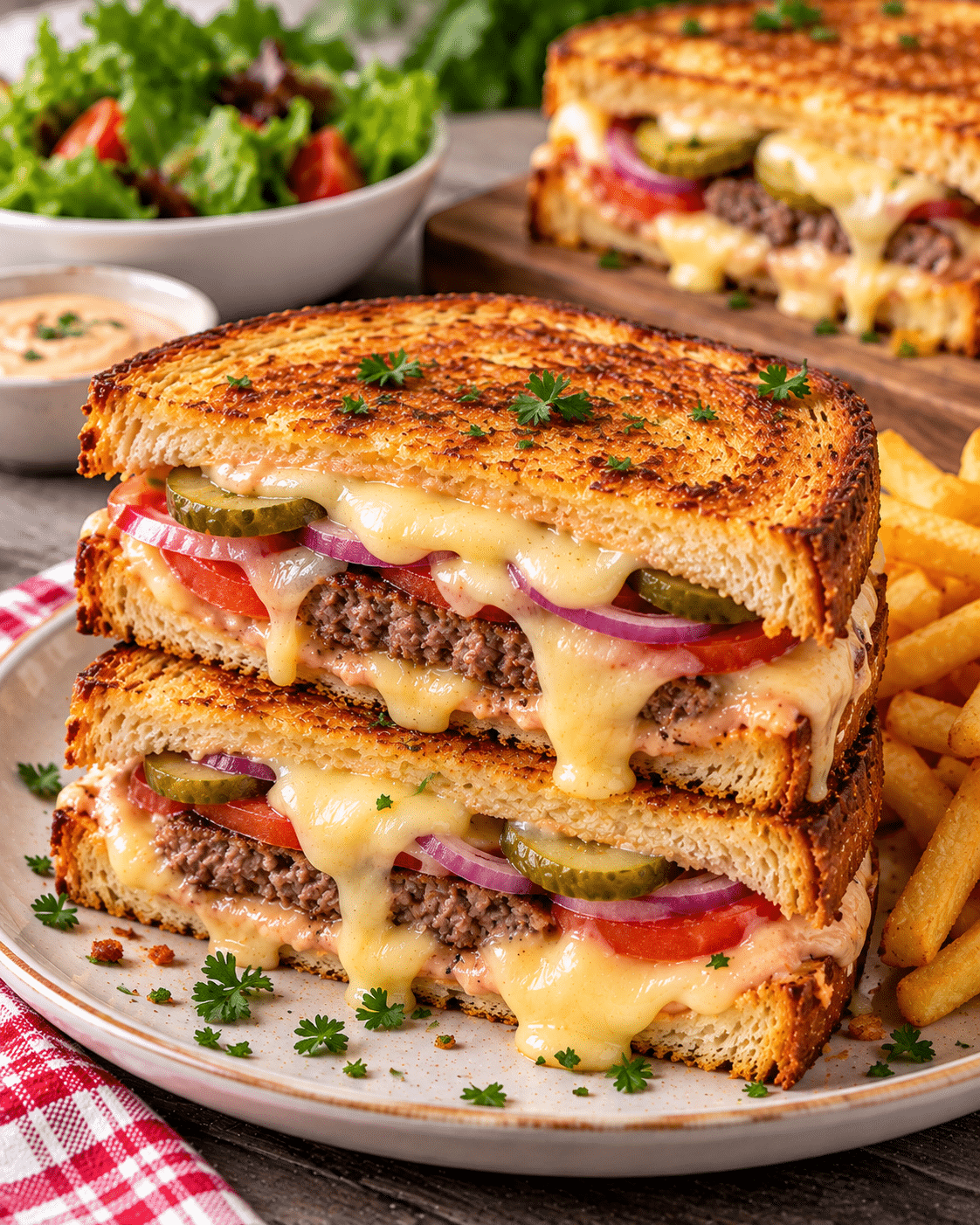 Croques façon burger à la raclette au Cookeo : le sandwich gourmand qui se prépare sans surveillance