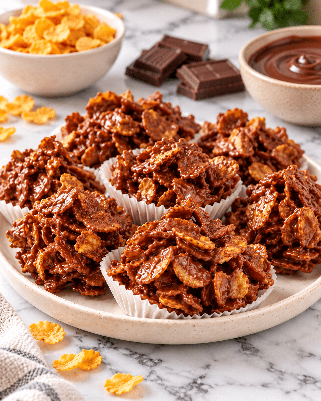 Roses des sables de Noël au chocolat : la recette simple et croustillante