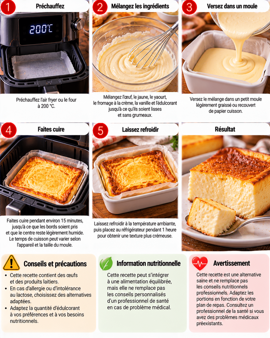 Guide de Préparation : Dessert crémeux protéiné : riche en protéines, sans farine et irrésistible